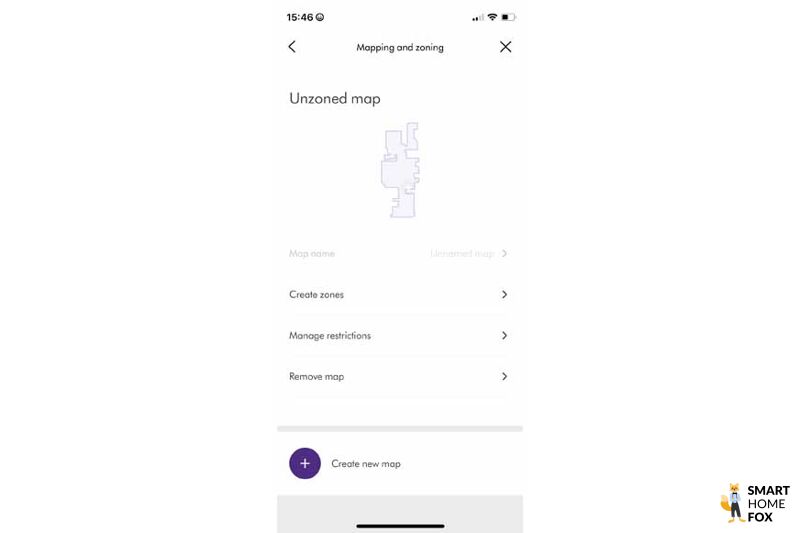 Dyson 360 Vis Nav: Map Zoning